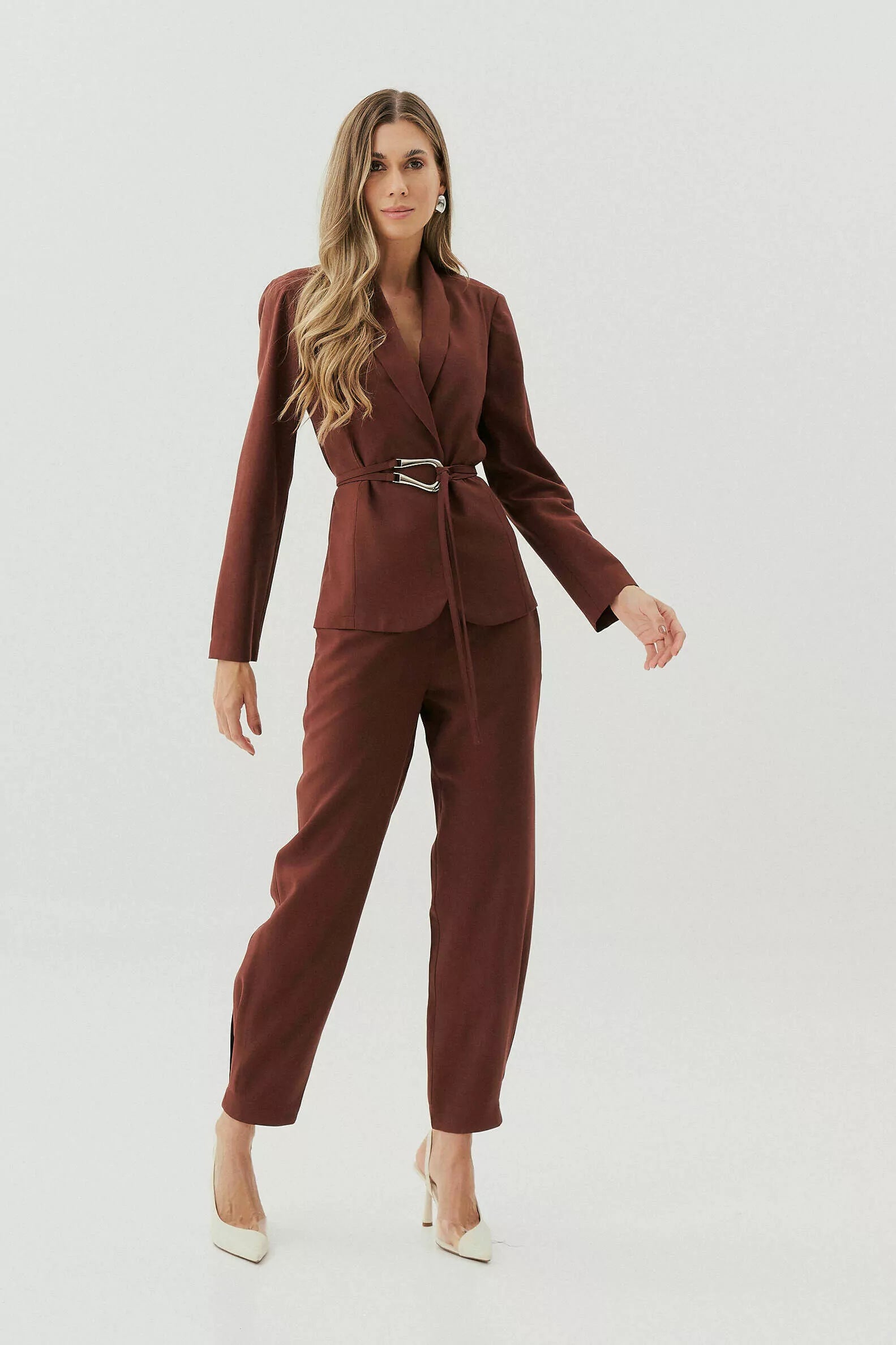 CONJUNTO BLAZER TIRA METAL