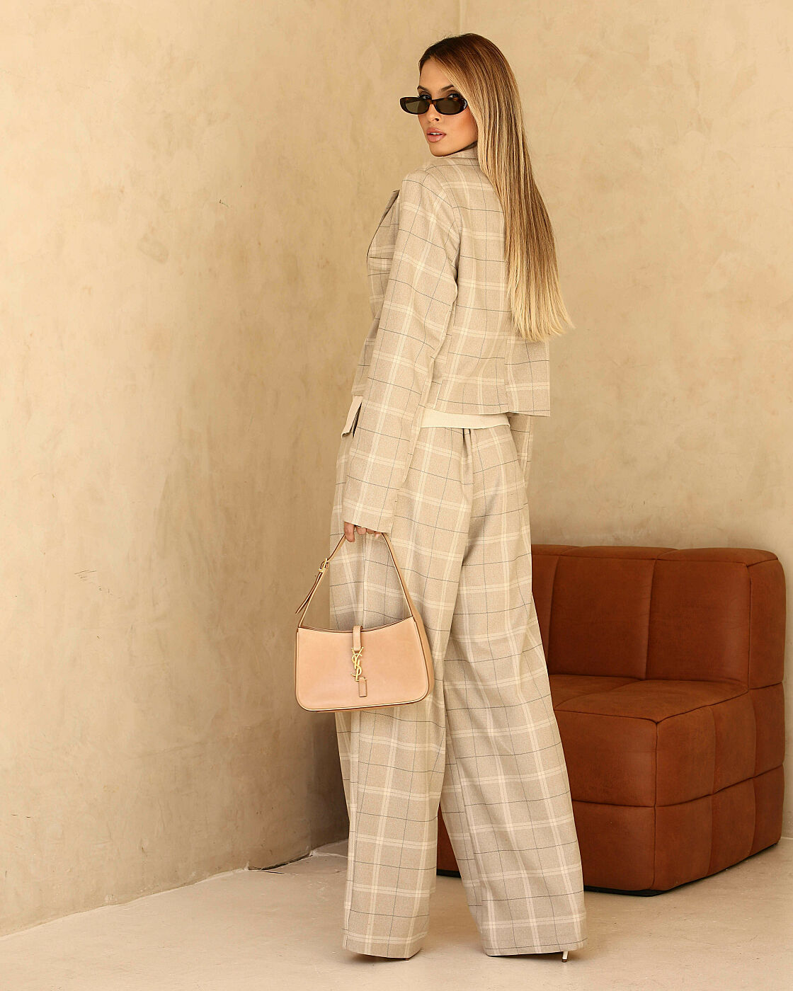 MINI BLAZER M/L ALFAIATARIA XADREZ